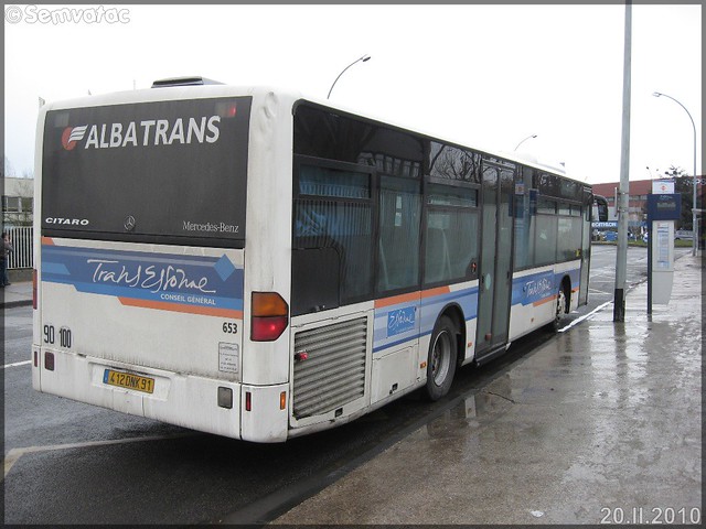Mercedes-Benz Citaro Û – Transdev Bièvre Bus Mobilités / STIF (Syndicat des Transports d'Île-de-France) / TransEssonne / Albatrans n°653