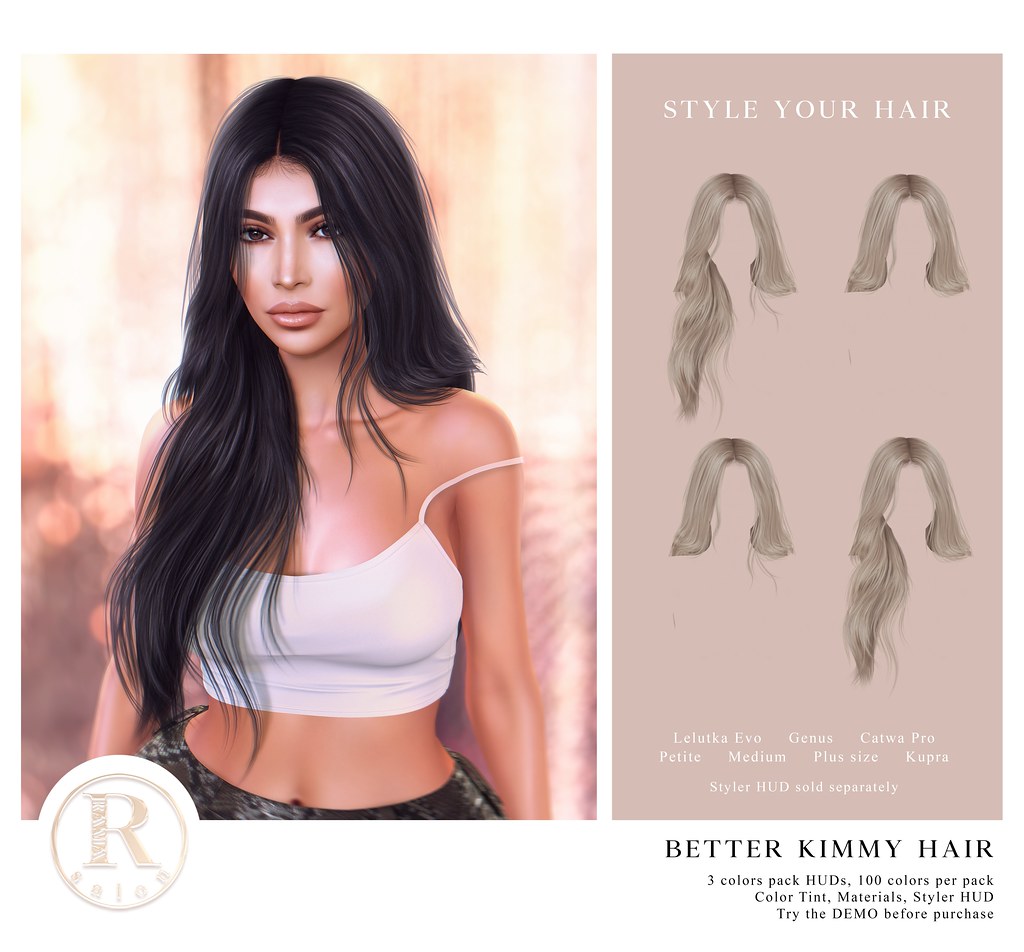 RAM.SALON – Better Kimmy Hair Styles @FaMESHed