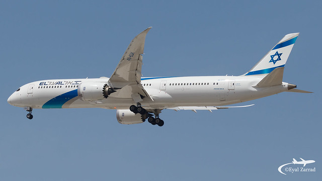 TLV - El Al Boeing 787-9 4X-EDK