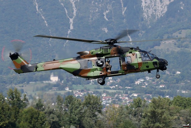 ALAT NH Industries NH-90 TTH EBM Exercice Baccarat Grenoble-Le Versoud 2020