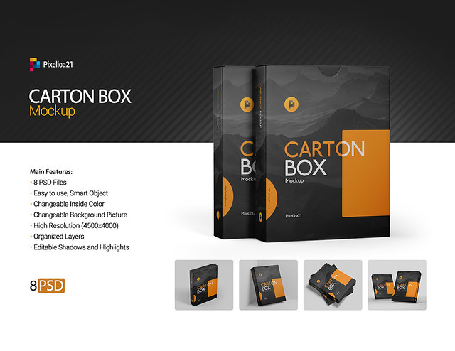 Carton Box Mock-up