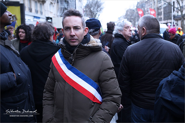 Ian Brossat ✔ Mobilisation contre le projet de réforme des Retraites → Acte 17 à Paris le 20 fév. 2020 IMG200220_006_©2020 | Fichier Flickr 1000x667Px Fichier d'impression 5610x3740Px-300dpi