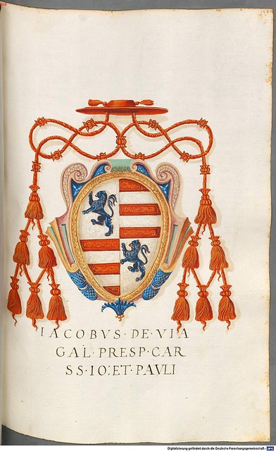 Insignia pontificum Romanorum et cardinalium I. Insignia a Felice III. ad Paulum IV.  Italien, 1550-1555