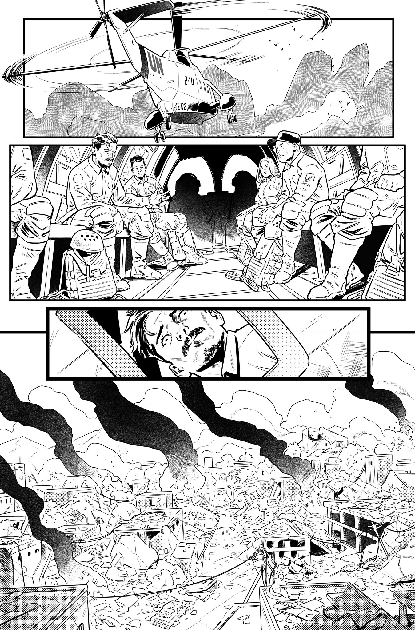 SURVIVAL#1_PAGE1_INKS