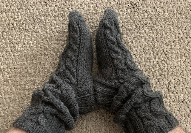 Gray Wool Socks