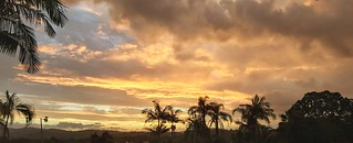 Sunset splendour over Elanora, Queensland.