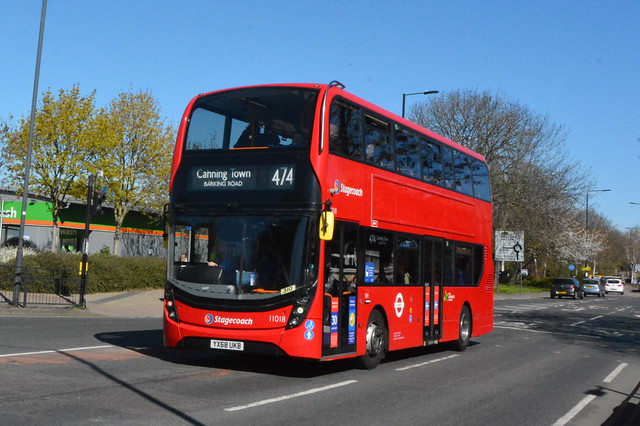 YX68 UKB (11018) Stagecoach London