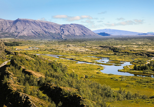 West Side Of Þingvellir Rift Valley