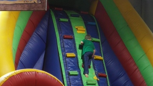 Kids and bounce houses