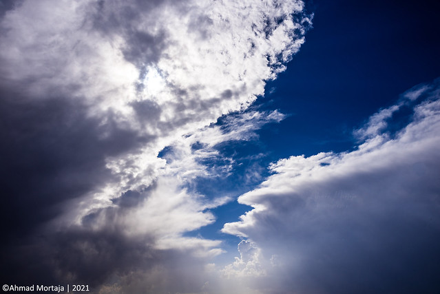 Clouds over Medina, Saudi Arabia 27 April 2021.