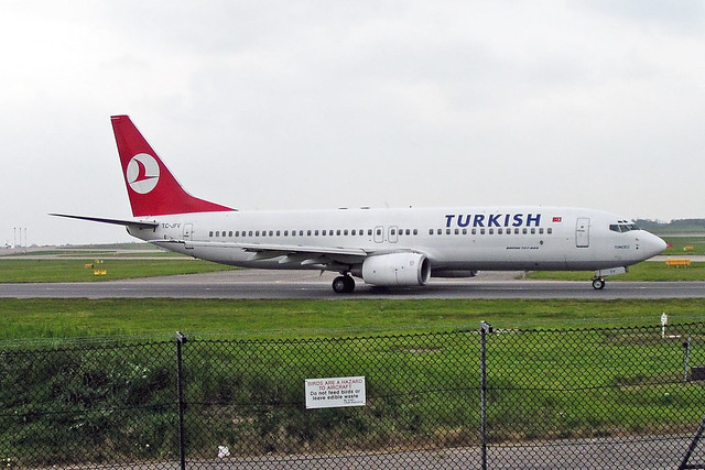 TC-JFV Boeing 737-8F2 Turkish Airlines Named Tunceli MAN 20-04-03