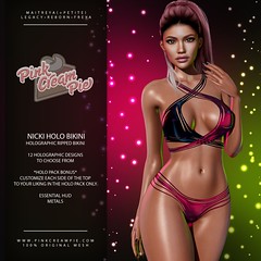 Nicki Holo Bikini @ Fly Buy Friday 6/24