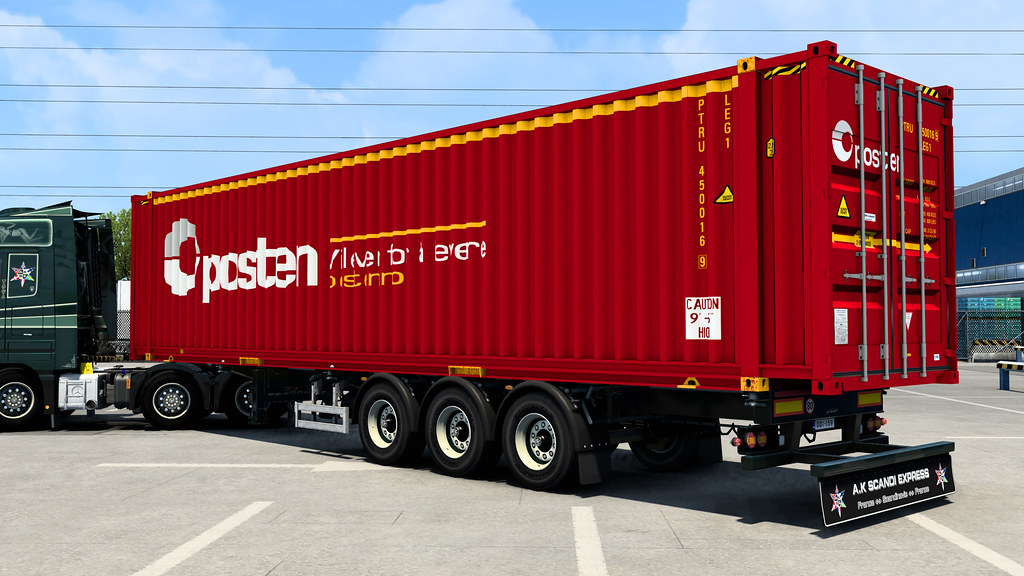 Posten - 45ft High Cube PalletWide Container | First skins f… | Flickr