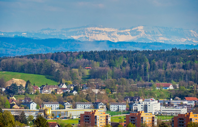 Alps seen from Langendorf