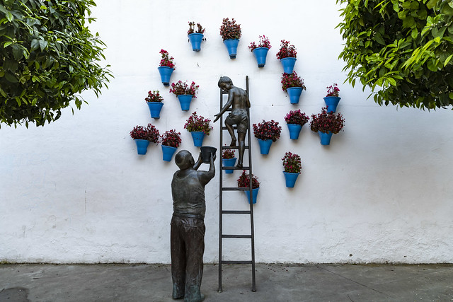 Homenaje a los cuidadores de los patios de Córdoba