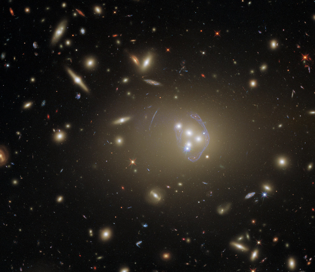 Hubble Gazes at a Cluster Full of Cosmic Clues