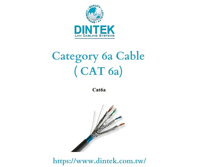 What is DINTEK Electronic Category 6a Cable?