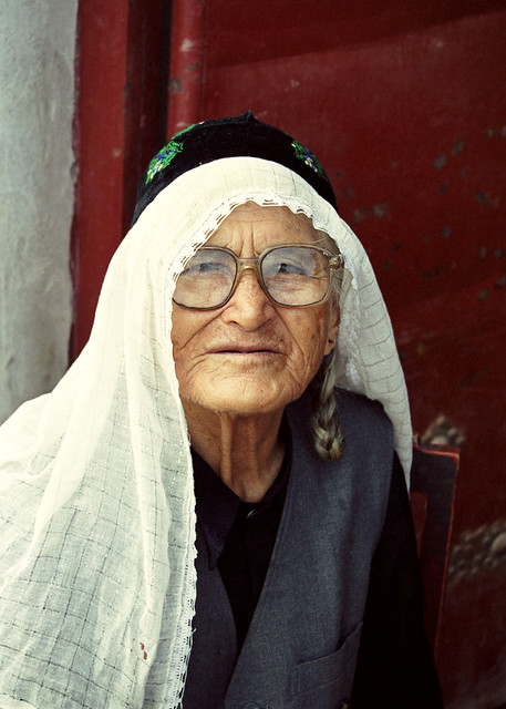 Elderly lady, Kashgar, Xinjiang Region, China