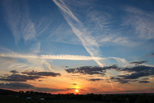 royston sunset evening sky blue clouds therfieldheath hertfordshire england unitedkingdom uk lightroom canoneos750d explored