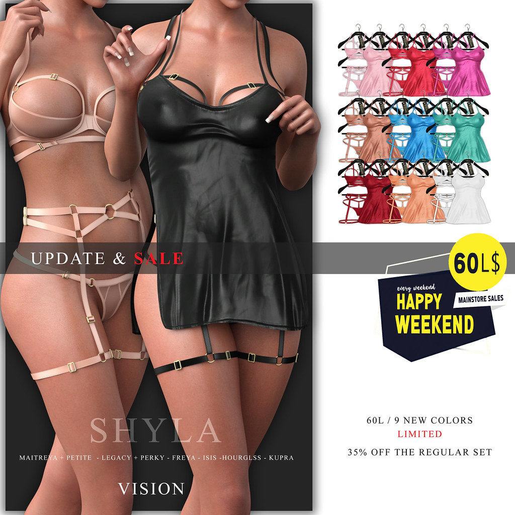 ViSion // Shyla Lingerie / Sizes Update / 60L Offer