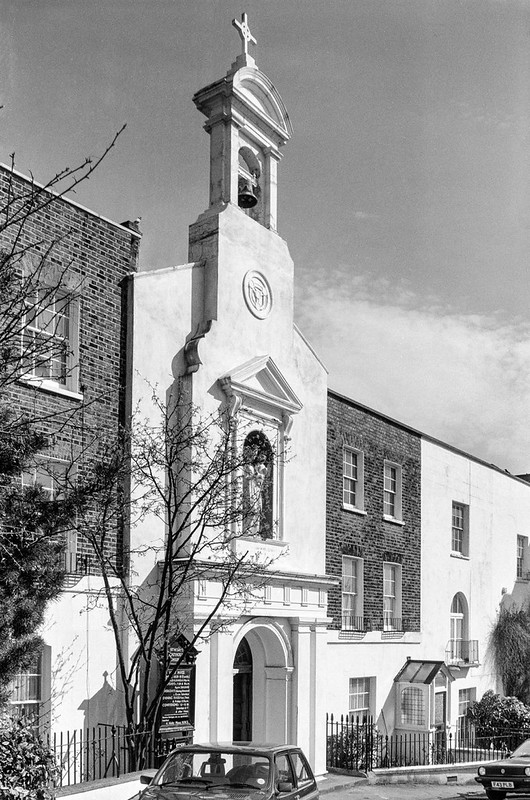 St Mary's, RC, Church, Holly Walk, Hampstead, Camden, 1990, 90-4g-53