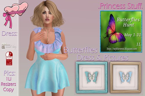 .PrincessStuff. Butterflies Hunt Gift!