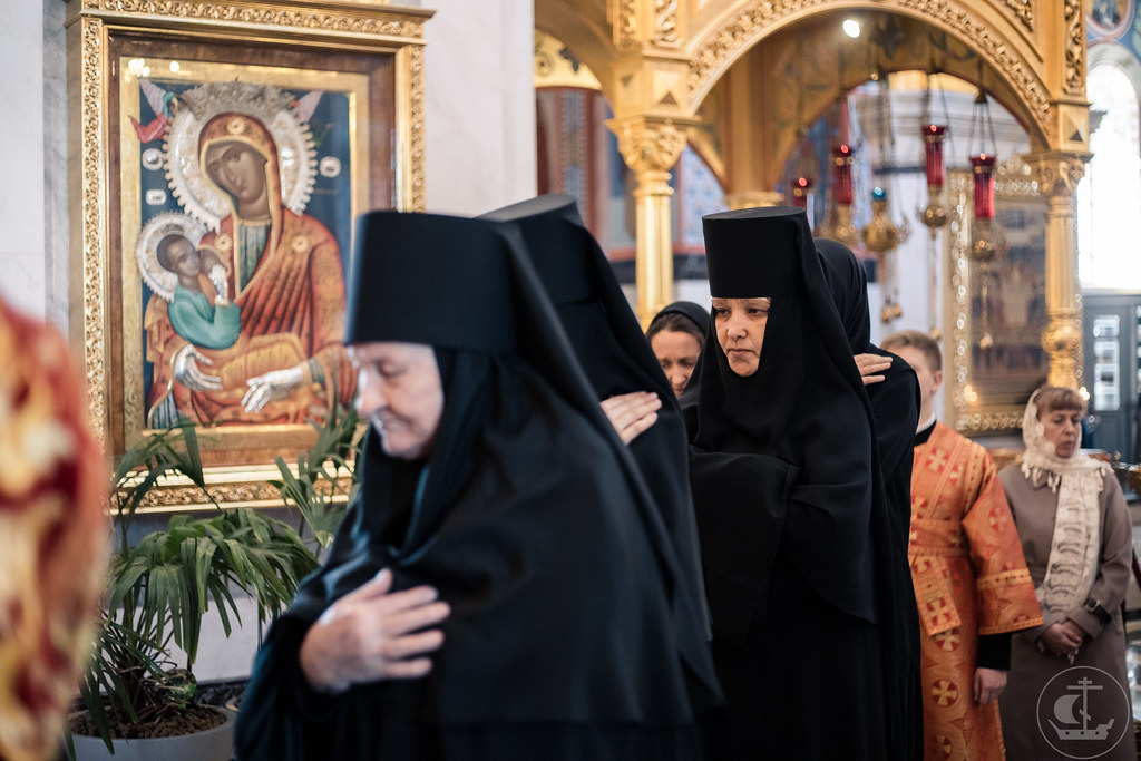 09 мая 2021, Божественная литургия в Воскресенском Новодевичем монастыре / 09 May 2021, Divine Liturgy at the Novodevichy monastery