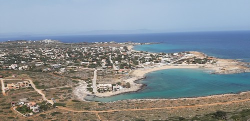 Stavros beach from above (Zorbas was shot there)