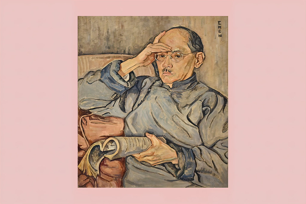 Portrait of Eugene Chen | Painting oil on canvas by Georgett… | Flickr