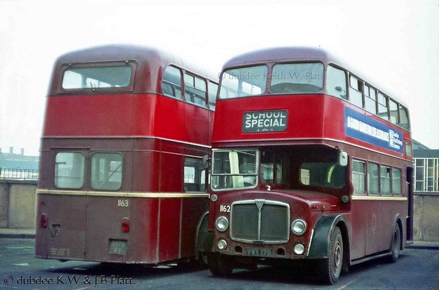 BR 22nd November 1976 8176WY & VWY179 parked in Southern Bus Station.