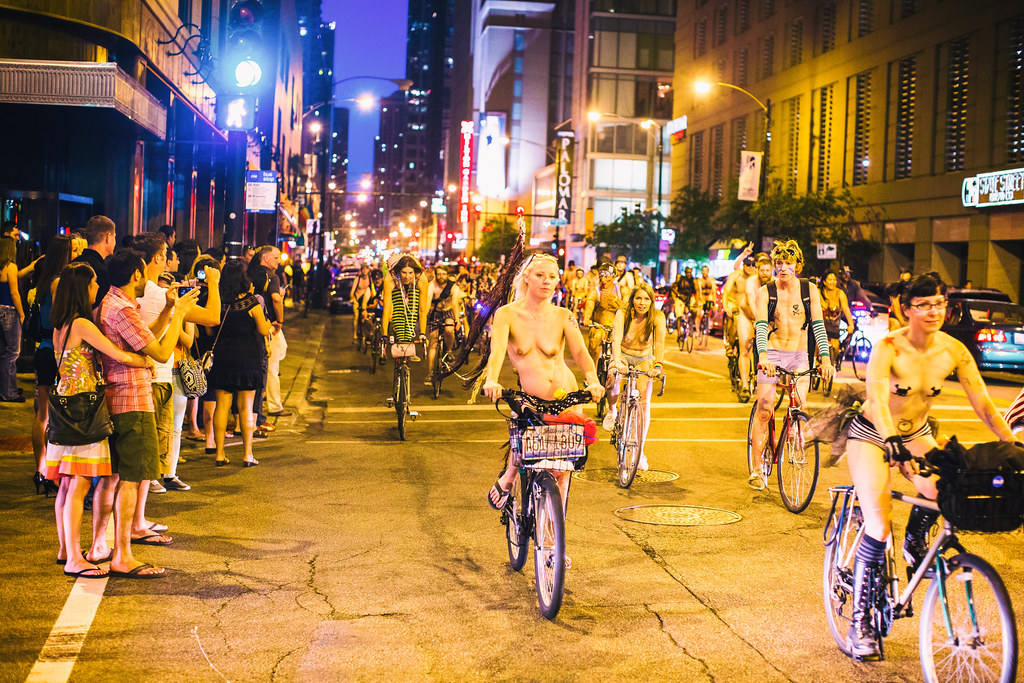 World Naked Bike Ride Chicago Thomas Hawk Flickr 