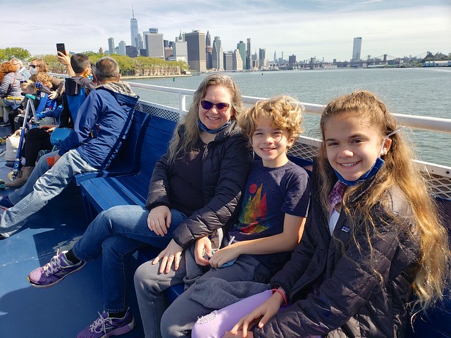 On A Ferry To Governors Island