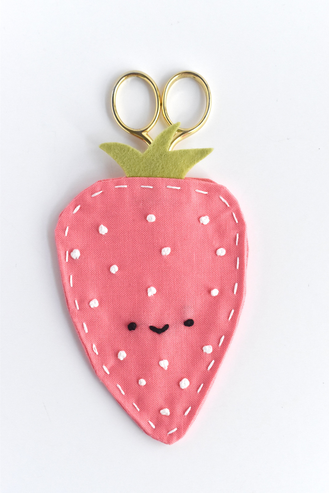 Strawberry Scissor Case Sewing Tutorial