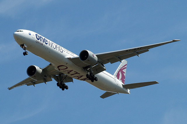 A7-BAF   Boeing 777-3DZER [37661] (Qatar Airways) Home~G 29/07/2014