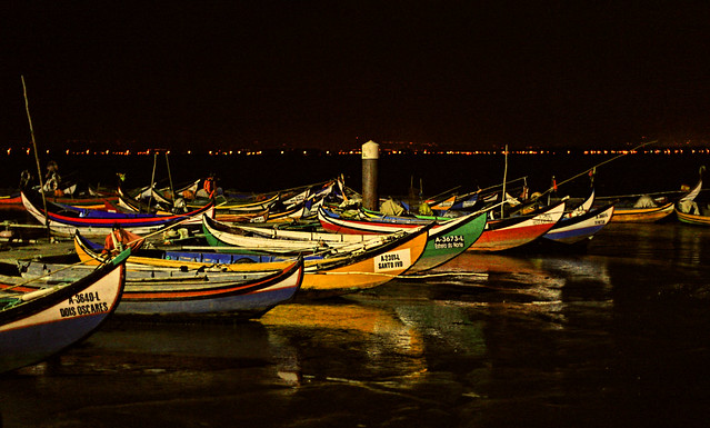 bateiras dock at night - Torreira