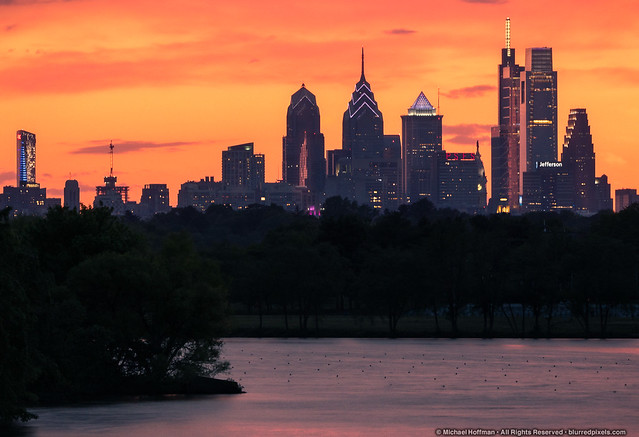 Glorious Philadelphia Sunset
