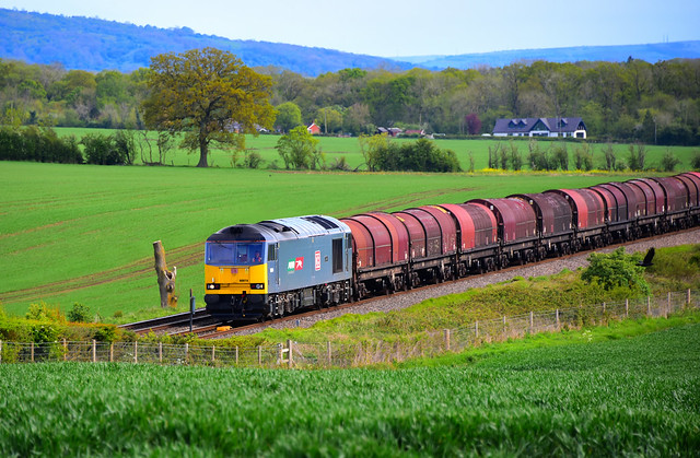 60074 Abbotswood  Worcs {6M53  1555 Swindon Stores to Toton Up Sidings } 110521 S Widdowson