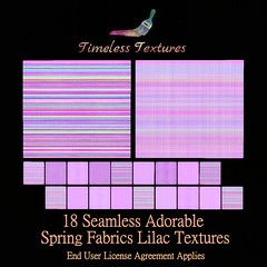 TT 18 Seamless Adorable Spring Fabrics Lilac Timeless Textures