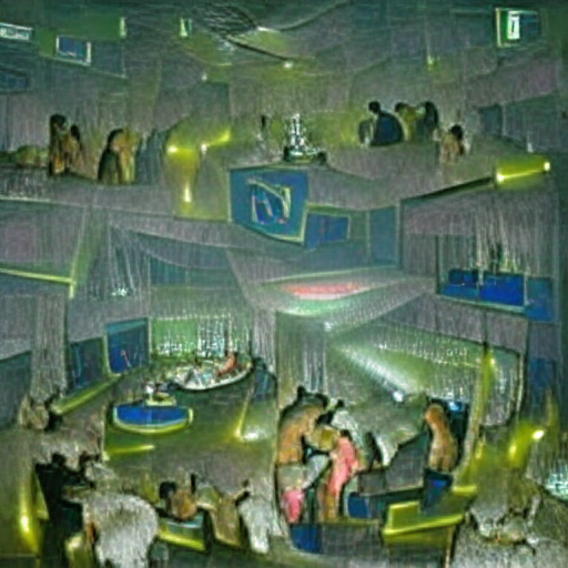 VQGAN-CLIP z+quantize - Night Club