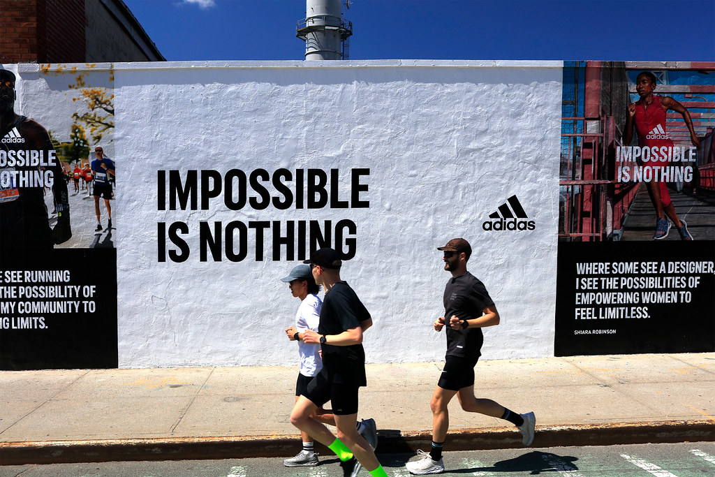 Cría mejilla violencia Adidas - Impossible is Nothing | Overall Murals | Flickr