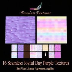 TT 16 Seamless Joyful Day Purple Timeless Textures