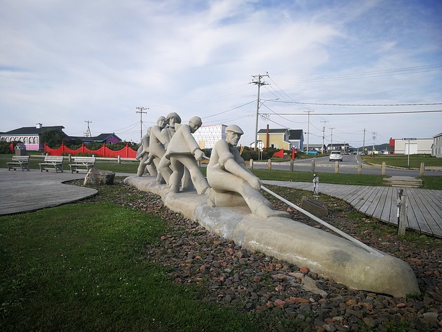 Roger Langevin, Monument aux pêcheurs, 1990