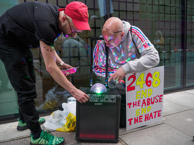 Gay Liberation Front Uk Protest Abuse In Care, London, UK