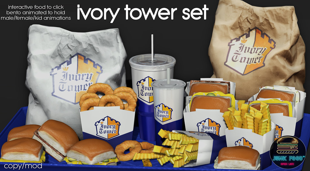 Junk Food – Ivory Tower Set AD