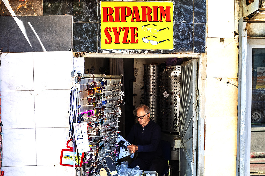 Glasses repair man on 5-11-21--Tirana