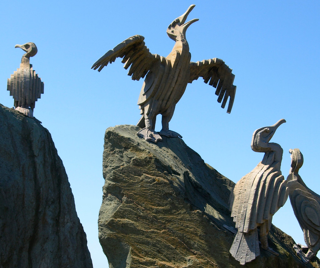 Bird sculptures at Morecambe, Lancashire | Tony Worrall Photography ...