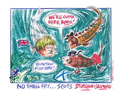 No Small Fry... Scots Sturgeon & Salmond