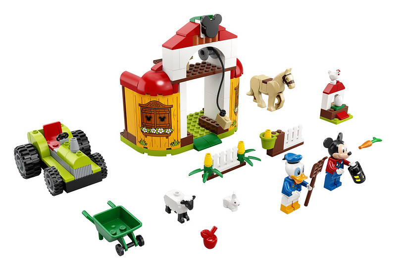 LEGO® City Farm Lot #9 Brown Cow White Horse Farmer Owl & 2 Chickens 