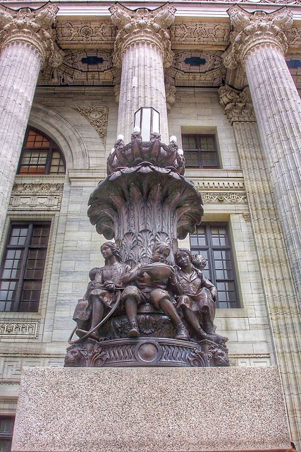 Albany New York ~ New York State Education Department Building ~ Bronze Sculpture  ~ Historic