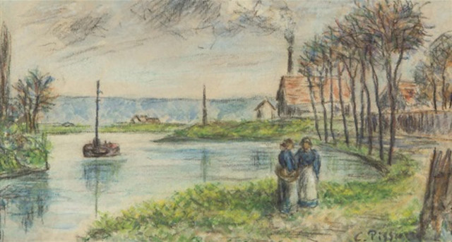 Esquisse de paysage (C Pissarro)